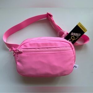 Art Class HOT pink crossbody bag / fanny pack